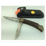 Panther dual blade folding pocket knife with