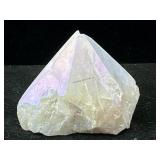 Iridescent obelisk crystal stone fragment