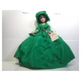 Madame Alexander sleepy eye collector doll. Green