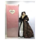 Franklin mint heirloom bisque collector doll.