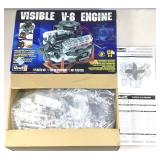 Revel Visible V8 Engine plastic model build kit.