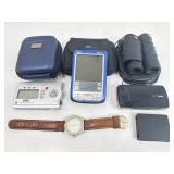 Paul Sebastian watch, small electronics and