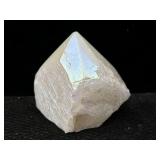 Iridescent obelisk crystal stone fragment