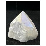 Iridescent obelisk crystal stone fragment