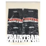 4 bagged new Fighters Only Club shirts. 2 styles.