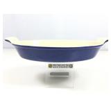 LeCreuset casserole dish. Made in France. Blue