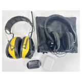 Headphones, earbuds. Worktunes, Shure SRH240A,