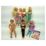 Barbie dolls. Assorted. Some Vtg.