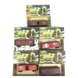Model train cars. Assorted