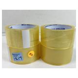 4 New rolls clear packing/shipping tape