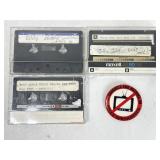 Cassette tapes, Huey Lewis, Billy Idol KWOD radio