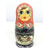 Foreign made nesting doll. Marked on bottom.
