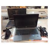 2 HP laptops with cords. Untested. One with a