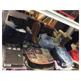 Assorted Fashion bags, clothes and shoes. Fila,