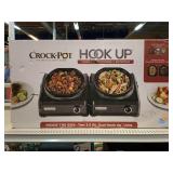 Crock Pot Hookup double oval connectable pots in