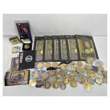 Commemorative tokens. Assorted