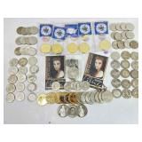Commemorative tokens. Assorted