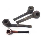 4 Briarwood Smoking Pipes. Tom Thomb Italy & 3 4 Briarwood Smoking Pipes. Tom Thomb Italy & 3
