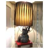 Vtg Medieval Knight Table Lamp Mounted On Night Vtg Medieval Knight Table Lamp Mounted On Night