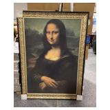 Framed Mona Lisa Print - 61x45in Approx Framed Mona Lisa Print - 61x45in Approx