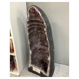 Large Amethyst cut  geode, 12x11x34 in Large Amethyst cut  geode, 12x11x34 in