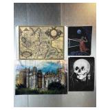 4 Poster/Prints, Volleyball w/The Earth & more, 4 Poster/Prints, Volleyball w/The Earth & more,