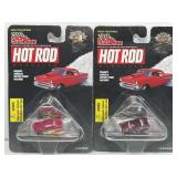 2 Hot Rod 1:144 scale die cast cars 2 Hot Rod 1:144 scale die cast cars