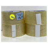 4 New rolls clear shipping/packing tape 4 New rolls clear shipping/packing tape