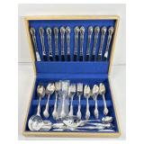 12 pc flatware & serving pcs set, Affection by 12 pc flatware & serving pcs set, Affection by