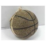 New Bling Basketball Purse 7in Diameter New Bling Basketball Purse 7in Diameter