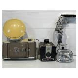 Vtg Cameras. Polaroid 80A Land Camera & Kodak Vtg Cameras. Polaroid 80A Land Camera & Kodak