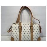 Dooney & Bourke Signature 2-Way Satchel w/ Dooney & Bourke Signature 2-Way Satchel w/