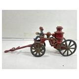 Vtg Cast Iron Toy Fire Engine Pumper Vtg Cast Iron Toy Fire Engine Pumper