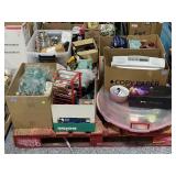 Lanterns, glassware, Zumba DVD fitness box, Sony Lanterns, glassware, Zumba DVD fitness box, Sony