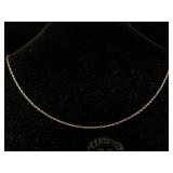 Sterling Silver Necklace, Tw 5.5g, Sz 30in Sterling Silver Necklace, Tw 5.5g, Sz 30in