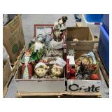 Front gate collection elves, red foo dogs, Front gate collection elves, red foo dogs,