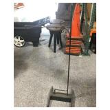 Metal black stand, 22x52in Metal black stand, 22x52in