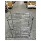 Metal NSF 3-tier shelf rack, 24x13x29in Metal NSF 3-tier shelf rack, 24x13x29in