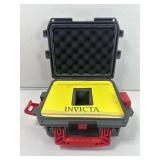 Invicta 3 Slot Watch Case. Gray/Red Invicta 3 Slot Watch Case. Gray/Red