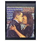 Signed Michelle & Barack Obama Print 2009 22x28 Signed Michelle & Barack Obama Print 2009 22x28