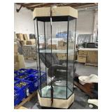 Curio cabinet w/glass shelves, no front door Curio cabinet w/glass shelves, no front door