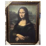 Framed Mona Lisa Print - 61x45in Approx Framed Mona Lisa Print - 61x45in Approx