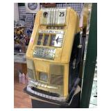 Vtg Mill Blue-Bell 25 cent slot machine, Vtg Mill Blue-Bell 25 cent slot machine,
