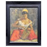 Vtg MCM Robert Van Cleef The Basket Maker Vtg MCM Robert Van Cleef The Basket Maker