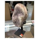 Amethyst Geode W/stand, 4x2x10in Amethyst Geode W/stand, 4x2x10in