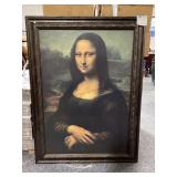 Framed Mona Lisa Print - 61x45in Approx Framed Mona Lisa Print - 61x45in Approx