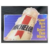 Metal Litho Michelob Advertising Sign 24x19 Metal Litho Michelob Advertising Sign 24x19
