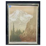 Roger Berghoff Signed Serigraph On Paper. Roger Berghoff Signed Serigraph On Paper.