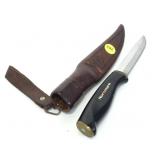 Vtg Normark Fiskars 9in Fillet Knife w/ Leather Vtg Normark Fiskars 9in Fillet Knife w/ Leather