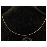Sterling Silver Necklace, Tw 7.9g, Sz 28in Long Sterling Silver Necklace, Tw 7.9g, Sz 28in Long
